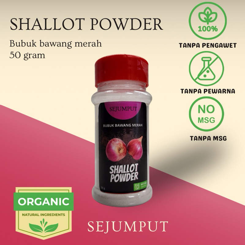 

BAWANG MERAH BUBUK / SHALLOT POWDER bumbu dapur sejumput