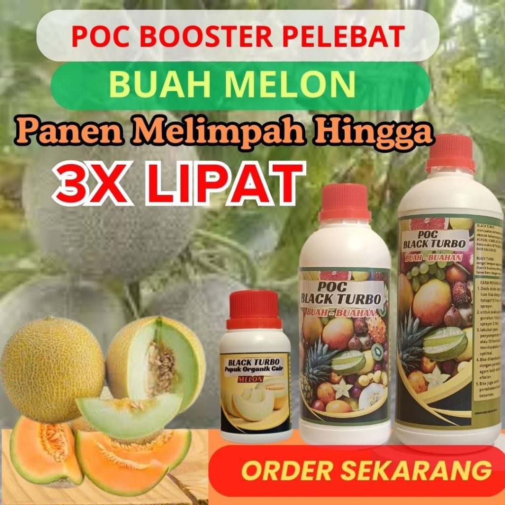 Pupuk Pembesar Dan Pemanis Buah Melon | Pupuk Organik Cair Buah Melon | Pupuk Booster Melon | Pupuk 