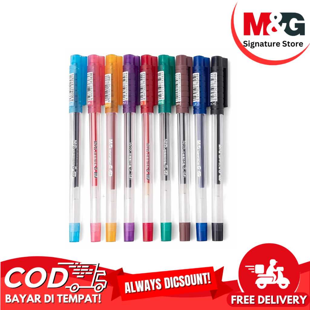 

Pulpen Cair Tinta Warna Warni Pen Gel Economic M&G Stick Gel Pen 0.5 mm #AGP13271 - Harga Satuan