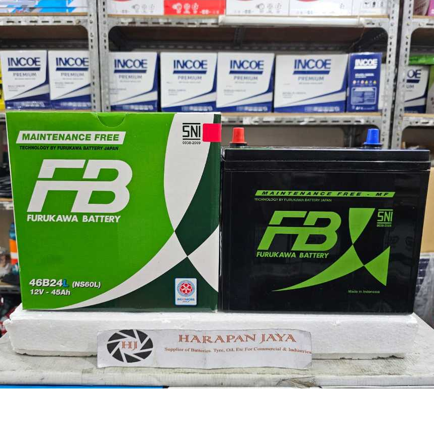 AKI MOBIL FURUKAWA MF 46B24L/ NS60L (45 AH) (KERING)