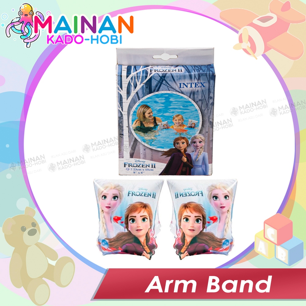 PERLENGKAPAN BERENANG DELUXE ARM BAND BAN TANGAN PELAMPUNG RENANG ANAK PEREMPUAN KARAKTER FROZEN