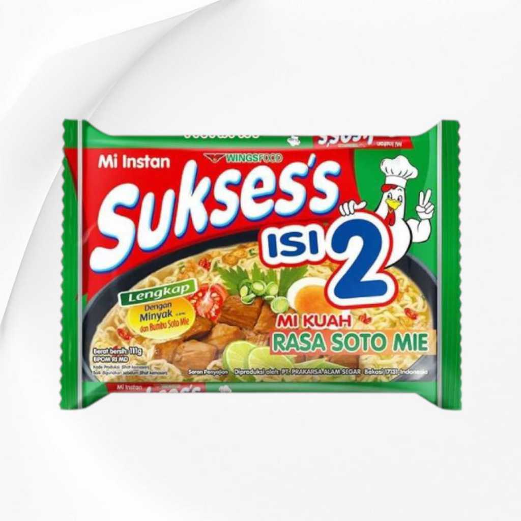 

Mie Sukses isi 2 Rasa Soto