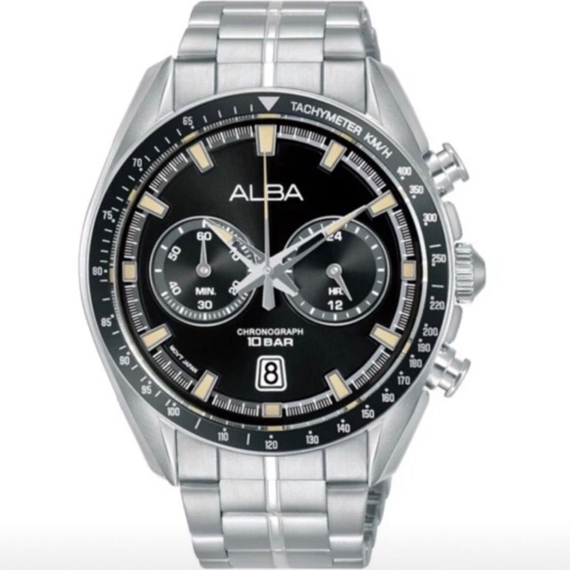 ALBA SignA A4B015 A4B015X1 Chronograph Stopwatch ORIGINAL