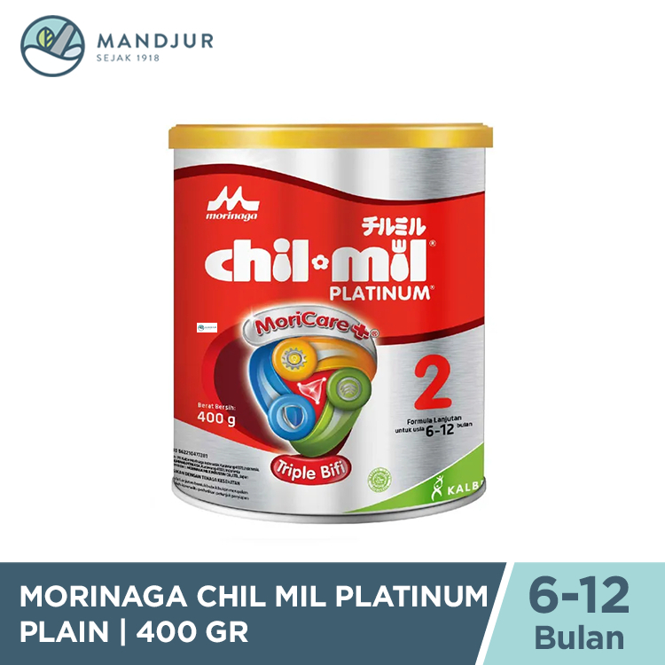Morinaga Chil Mil Platinum 400 Gr - Susu Formula Bayi Lanjutan