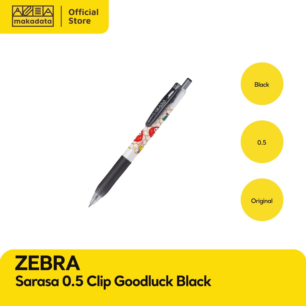 

BALLPOINT | BOLPEN | PULPEN ZEBRA SARASA 0.5 GOODLUCK (1 PCS) MURAH