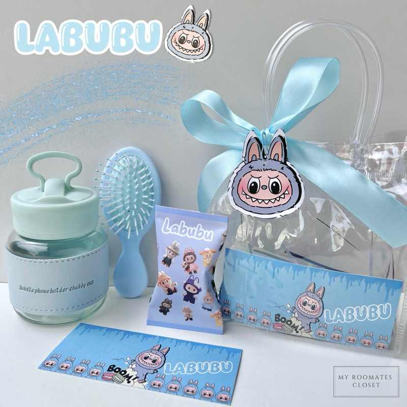 LABUBU SOUVENIR ULANGTAHUN ANAK CUSTOM / SOUVENIR ULANG TAHUN ANAK PREMIUM / HAMPERS ULANG TAHUN / H
