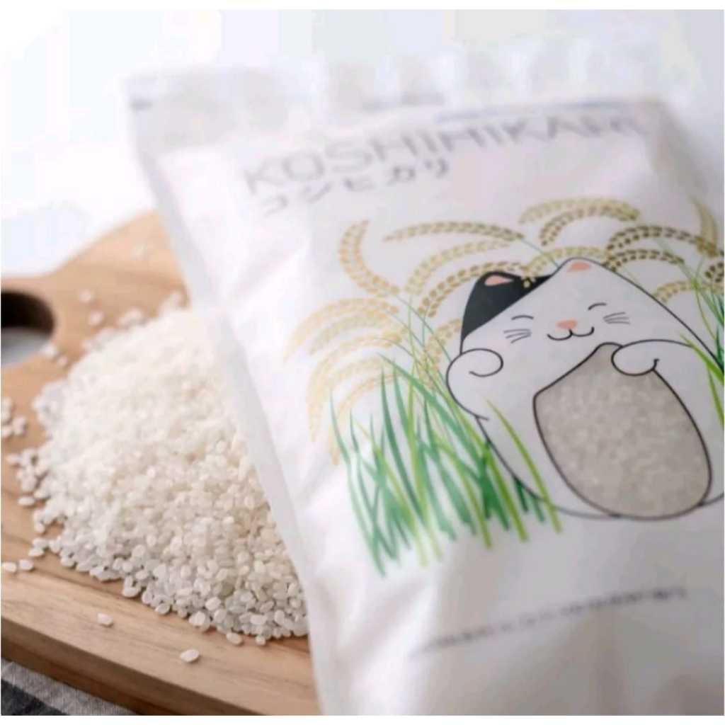 

Beras Jepang Koshihikari 1kg - Japonica Rice Untuk Sushi, Onigiri, Bento & MPASI
