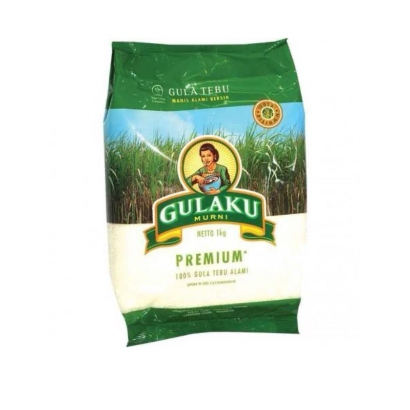 

Gulaku Gula Pasir Tebu Premium 1Kg / Gulaku Hijau /Gulaku Ijo