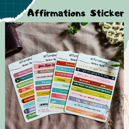 

Affirmations Sticker / stiker affirmasi / stiker daily affirmations / stiker motivasi