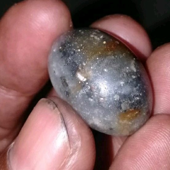 Batu Badar Perak Emas Asli Semeru Lumajang