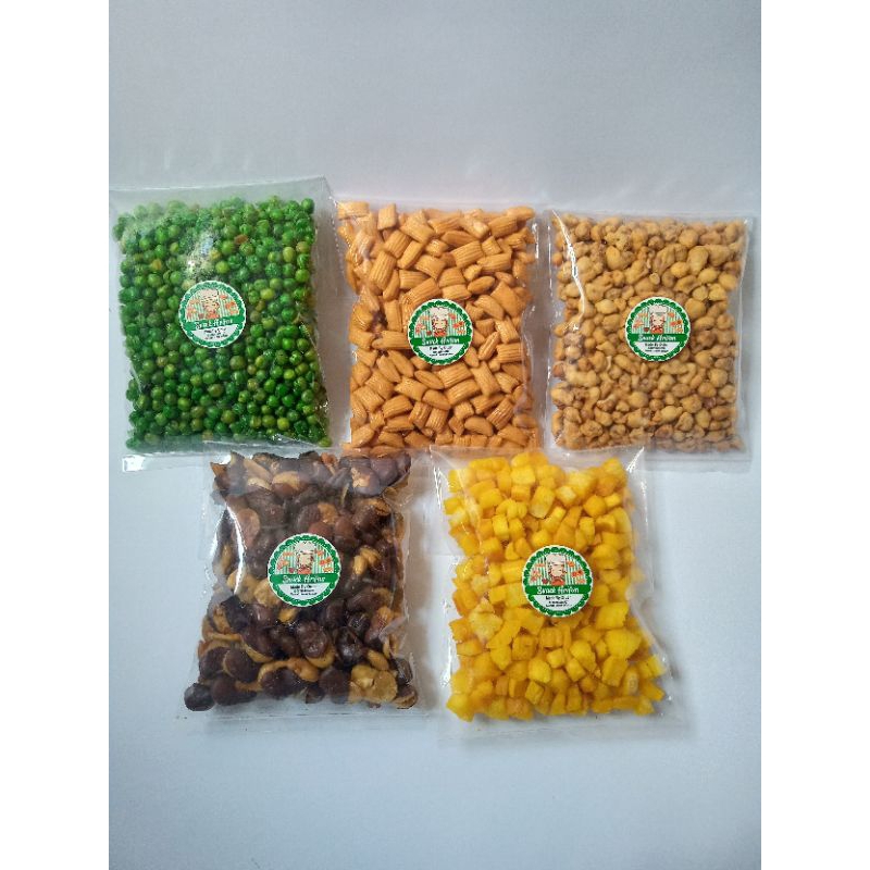 

[1kg] 1 paket 5 rasa snack berbeda