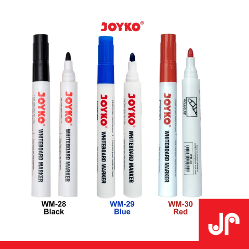 

JOYKO WHITE BOARD MARKER /SPIDOL PAPAN TULIS WARNA HITAM MERAH BIRU WM-28-30