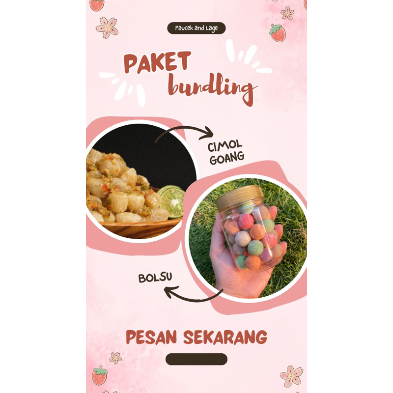 

PAKET BUNDLING BOLA SUSU, CIMOL GOANG