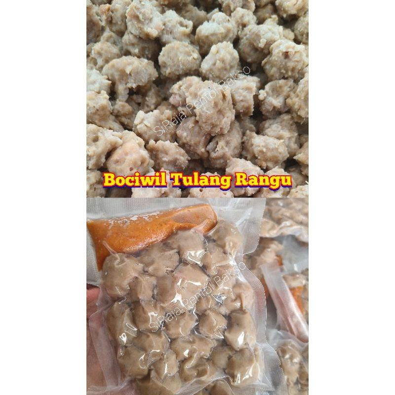 

bociwil (bakso aci kriwil) tulang rangu saos cabe