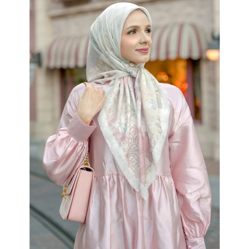 Buttonscarves The Dream Park Series Marshmallow [Bisa shopee video]