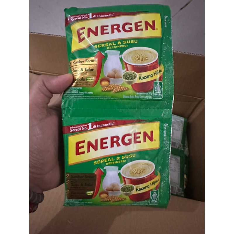 

ENERGEN SACHET 30gr/Harga per renteng isi 10