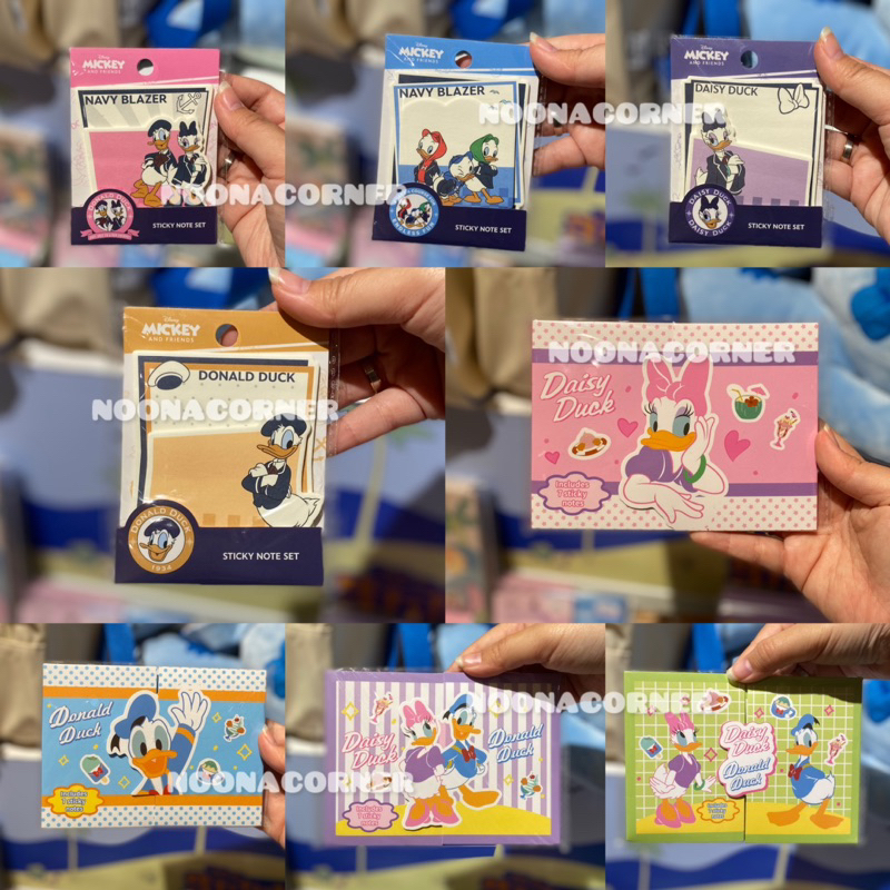 

KKV x Disney ‼️ Memopad / Sticky Notes Set Disney DONALD & DAISY DUCK Collections