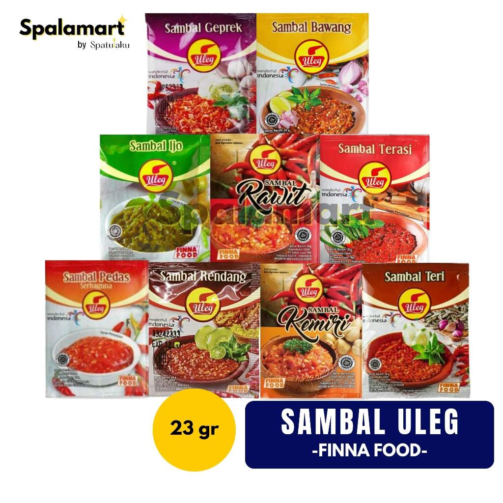 

Sambal Uleg Finna Food - Kemasan Sachet/saset