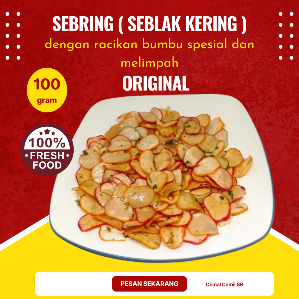

Seblak Kering Pedas Daun Jeruk Kerupuk Seblak Seblak Kering Netto 100 Gram