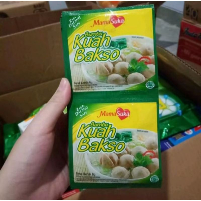 

bungbu kuah bakso mamasuka 1 renceng isi 12 sachet melejitkan setiap masakan