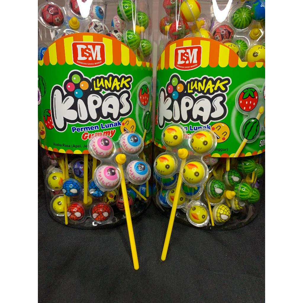 

Permen Lunak Mini Kipas isi 50pcs/toples