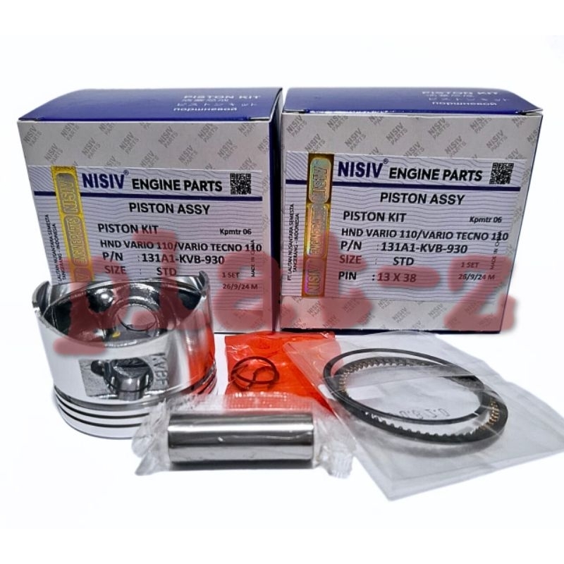 PISTON KIT HONDA VARIO 110/VARIO TECHNO 110 "NISIV"