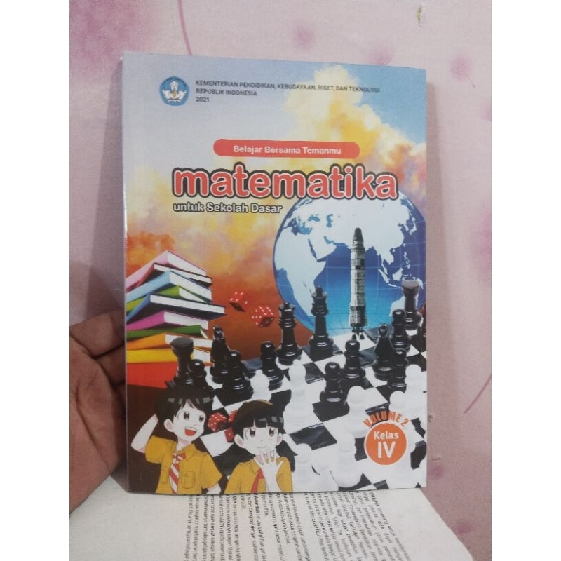 buku matematika volume 2 untuk kelas 4/IV sd mi bse bos edisi 2021