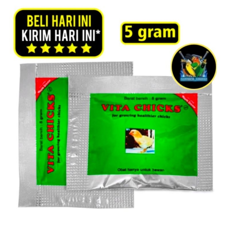 VITACHICKS OBAT PERTUMBUHAN ANAK AYAM UNGGAS