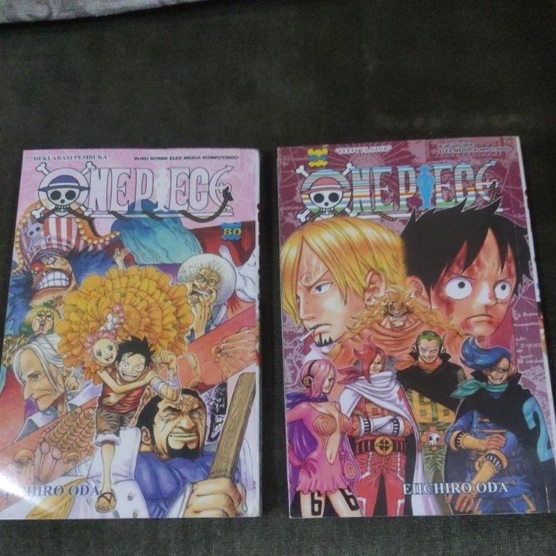 Komik One Piece Vol 80, 81, 82, 83, 84, 85, 86, 87, 88, 89