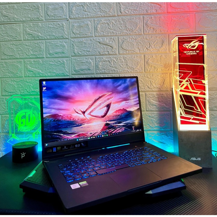 Asus ROG Zephyrus M15 GU502LV i7 RTX 2060 4K 100% sRGB IPS Slim Gaming Desain Resmi ASUS