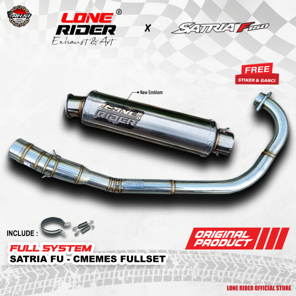 ORIGINAL LONE RIDER Cmemes Satria F150 - Knalpot Racing Lone Rider Satria FU