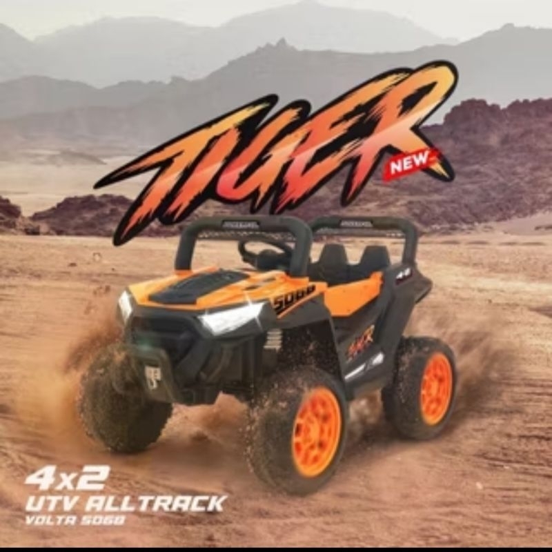 (Preloved) Mobil Mainan Aki Remote Control Tiger Volta 5068 UTV