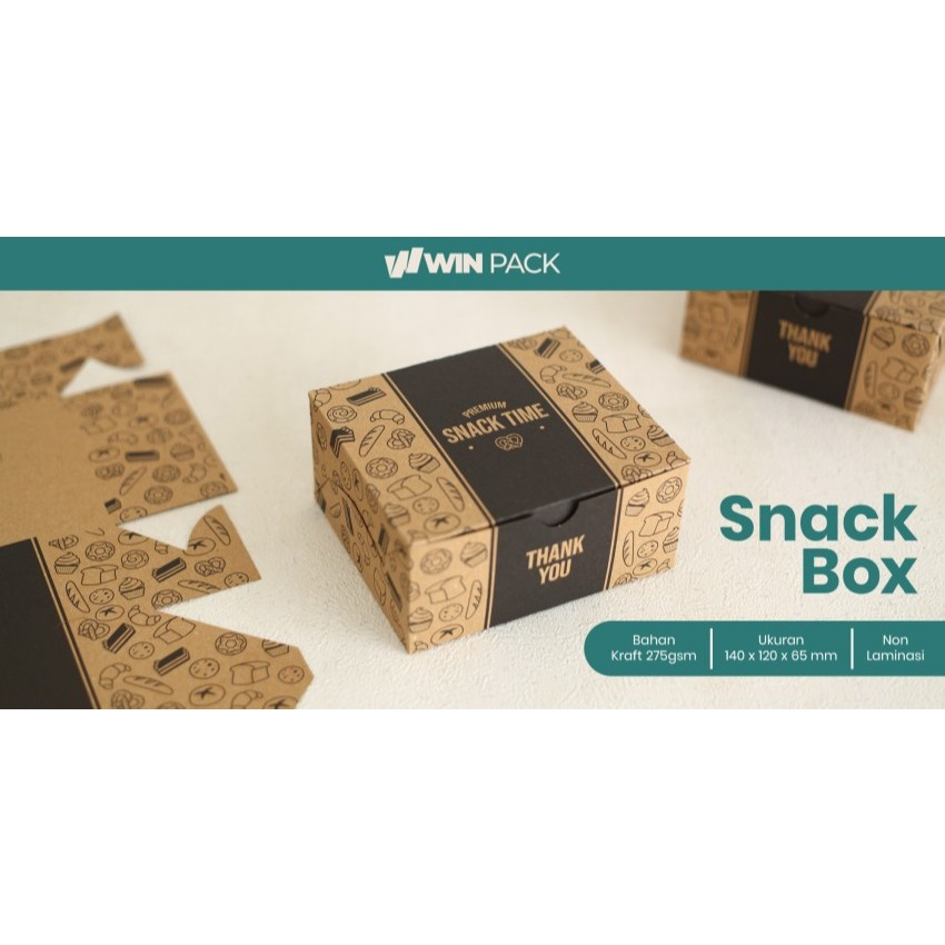 

Snack box cokelat motif uk.M (100pcs/pack)