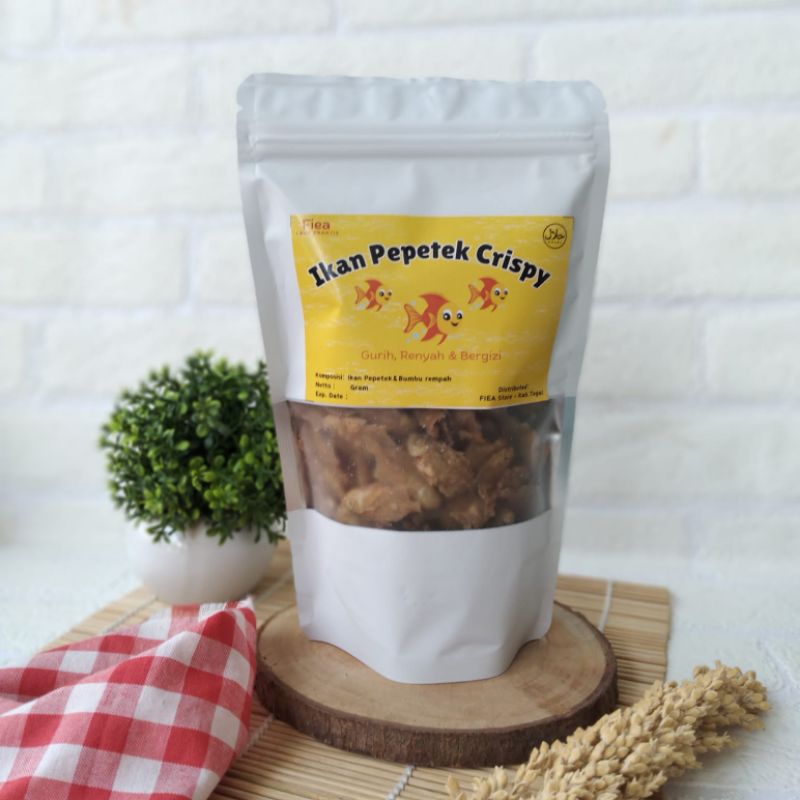 

IKAN PEPETEK CRISPY 100 Gram / Lauk Praktis Enak dan Gurih