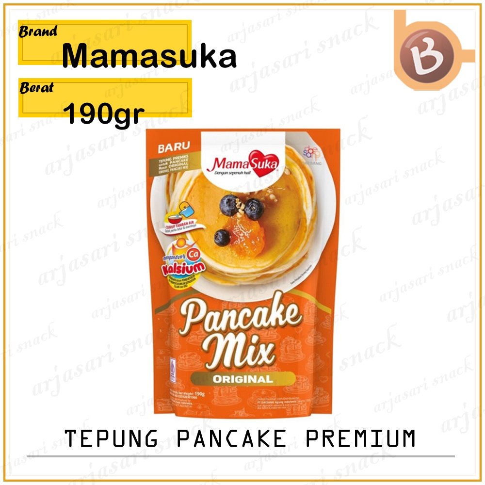 

Pancake Mix Mama Suka Crepes & Waffle 190gr