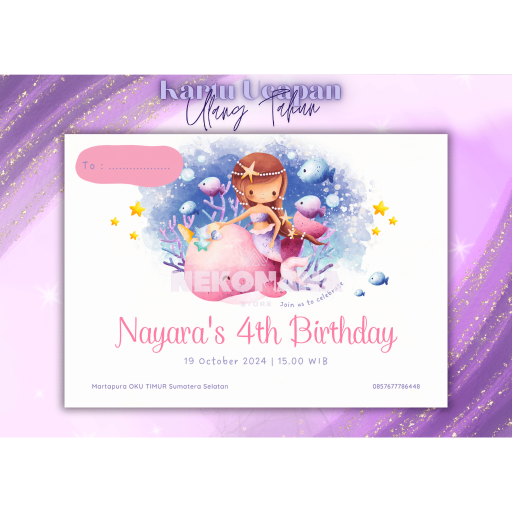 Kartu Ucapan Ulang Tahun/Stiker Ulang Tahun/Hanging Tag Hampers