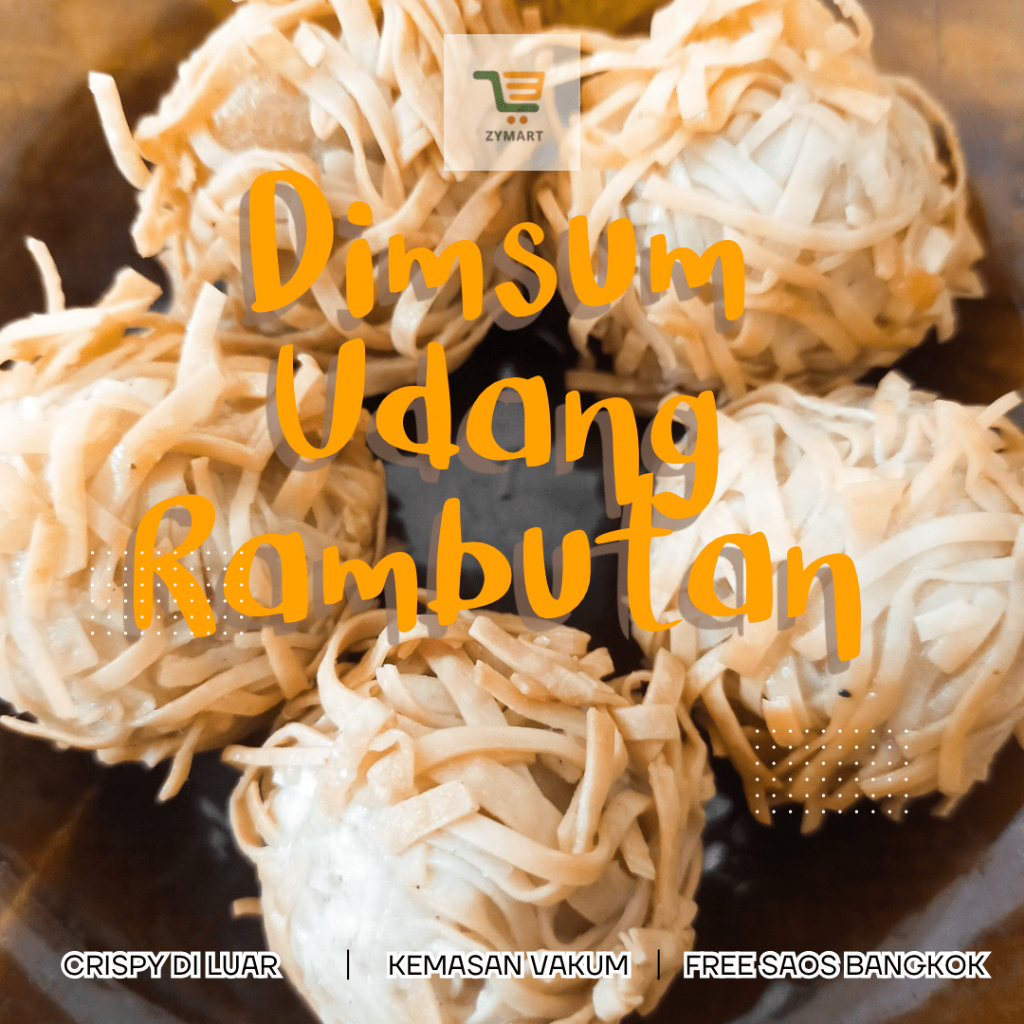 

DIMSUM FROZEN UDANG RAMBUTAN ISI 8 FREE SAOS BANGKOK | KEMASAN VAKUM