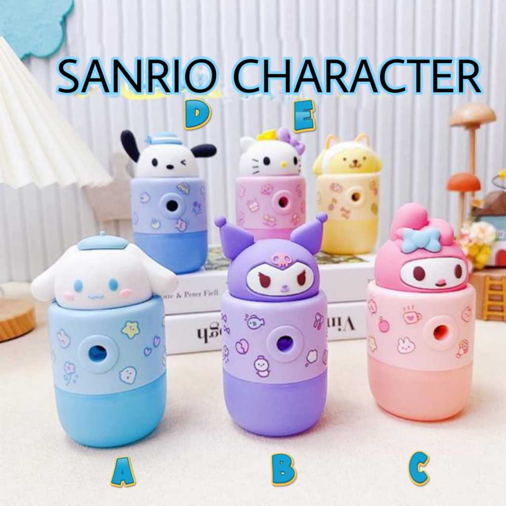 

RAUTAN PENSIL KEPALA SANRIO CINAMOROLL MELODY KUROMI P 12 X L6 X D 5