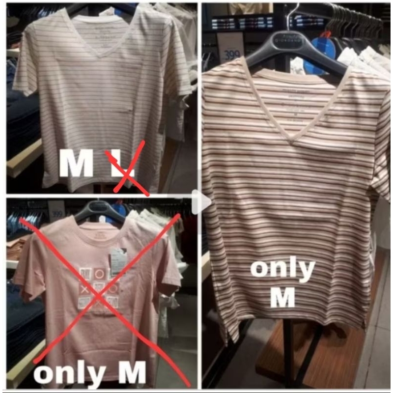Kaos Giordano Women Tee Shirt - Kaos wanita giordano size M