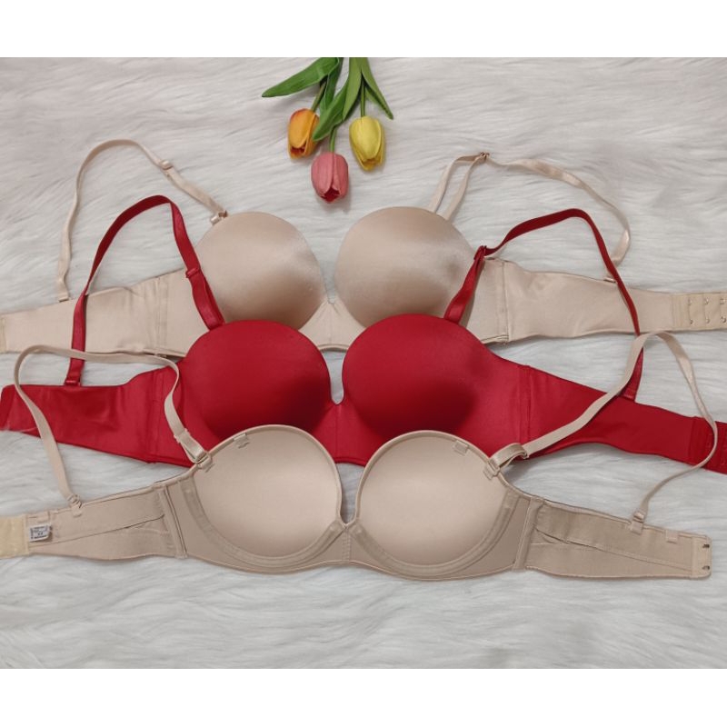 Wacoal bra berkawat busa tebal IB 5789 (warna hitam red. coklat)