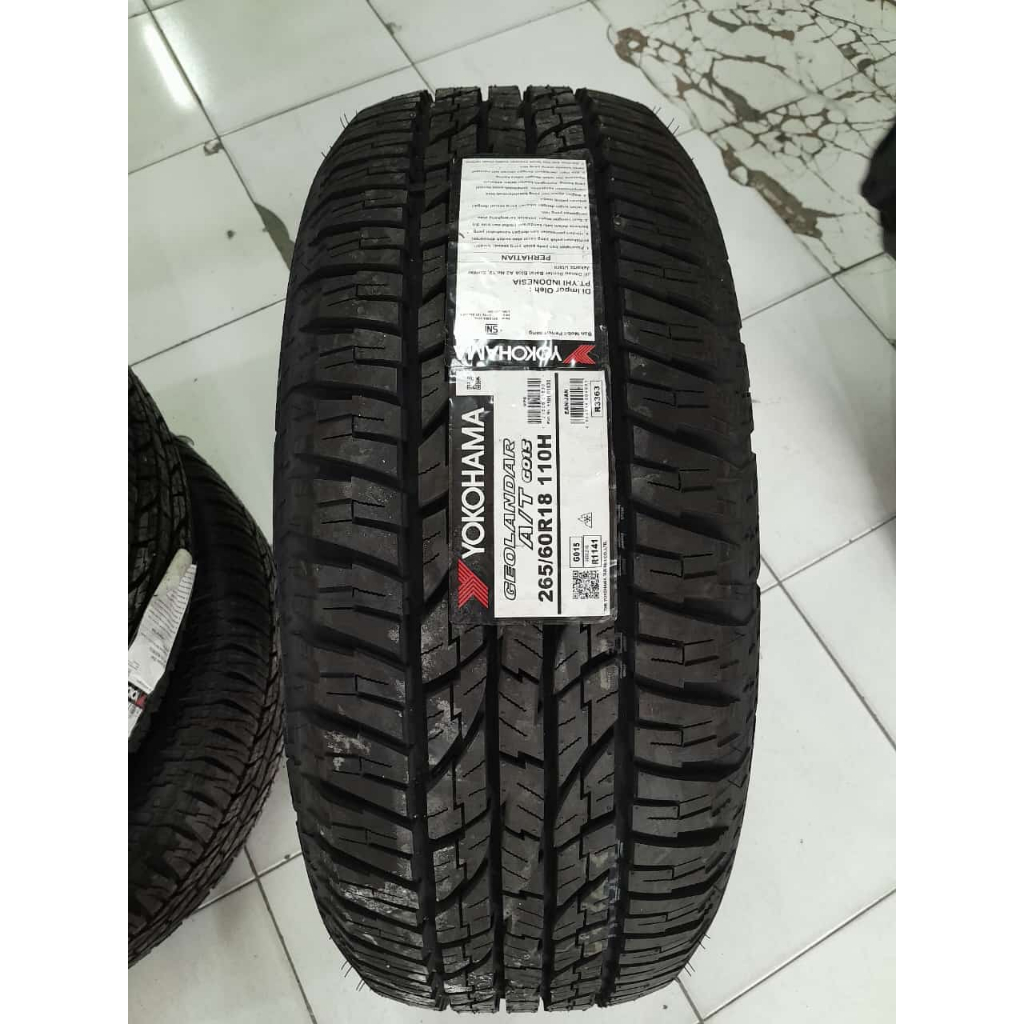 Ban Mobil Yokohama Geolandar A/T R18 265/60 Fortuner Pajero Ban Impor