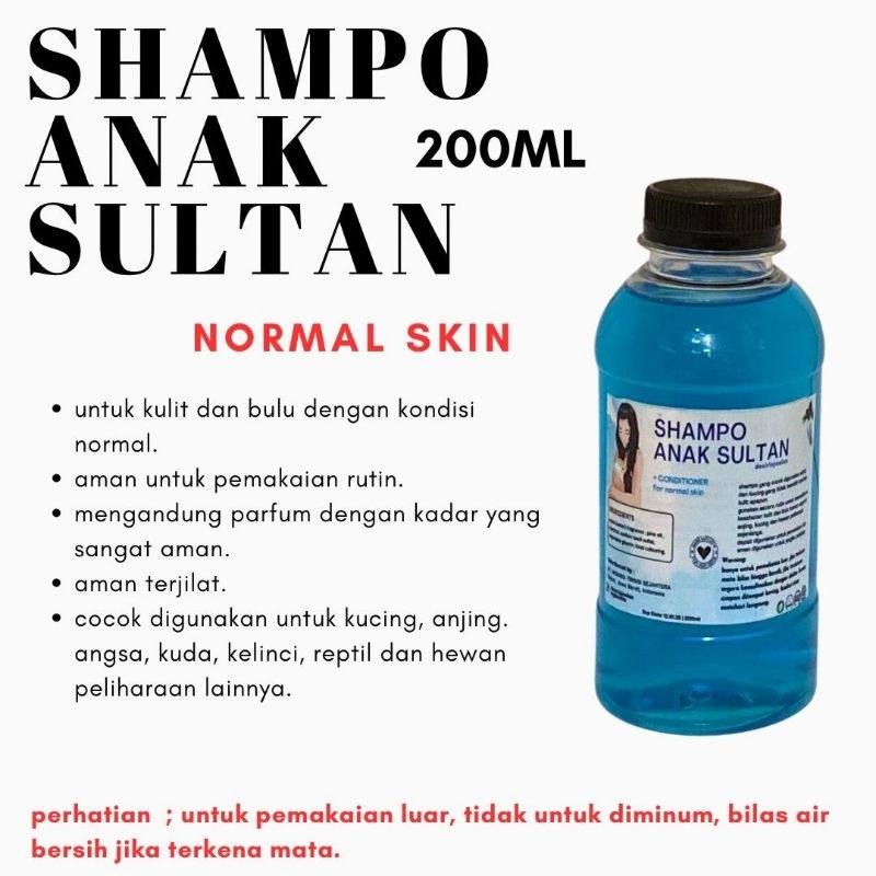 Shampo Anak Sultan Normal Skin 200ml