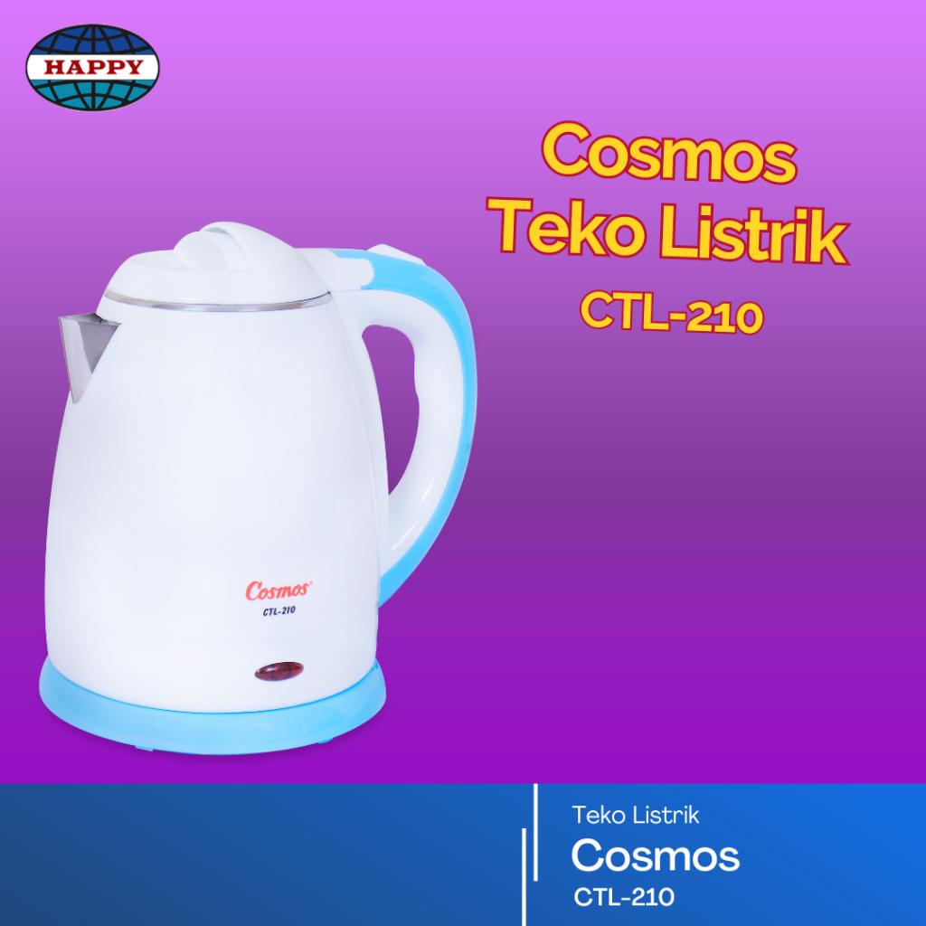 teko listrik cosmos ctl 210 / Kettle listrik cosmos ctl 210