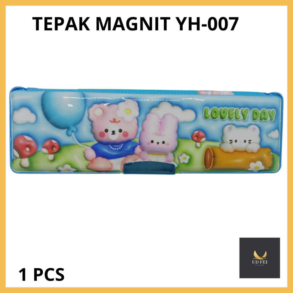 

(1 PCS=1 BIJI) Tepak Magnet YH007/ Pencil case Magnet/ Tepak Magnet karakter/ Tepak Magnit motif/Tempat Pensil Magnit/ Tepak Kecil