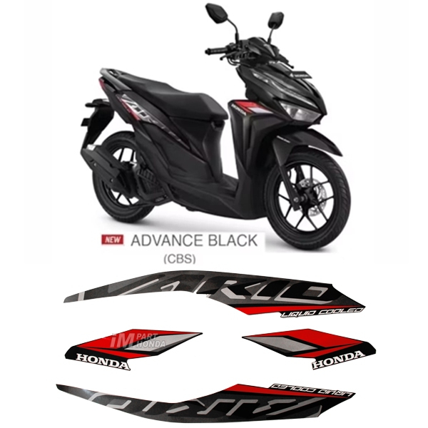 SALE Stiker Vario 125 LED 2021 Hitam Advance Black CBS ORIGINAL