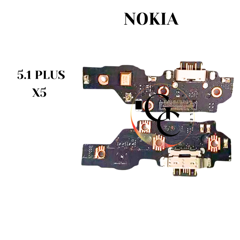 Flexible Connector Charger Nokia 5.1 Plus X5 (Flexible Konektor Papan Cas)