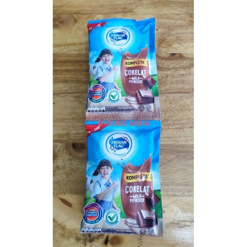 

Susu Bubuk Frisian Flag Kompleta Cokelat 35 gr