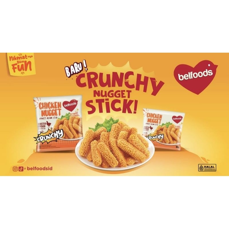 

belfood crunchy nuget stik 123gr