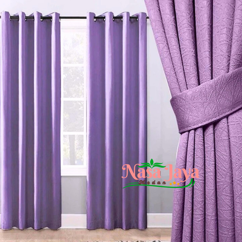 Gorden Blackout Premium Gorden Jendela Pintu Ukuran 140x150 140x180 140x200 Polos Berserat Tebal Tid