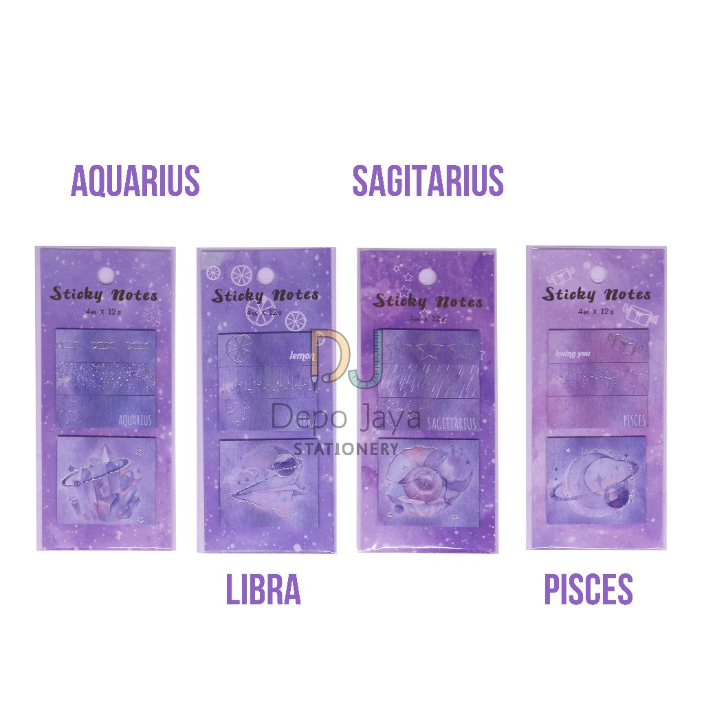 

STICKY NOTES / KERTAS MEMO ZODIAK